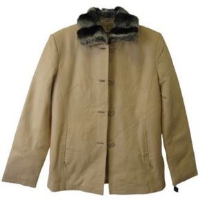 EGO "Creme" Lamb Leather Jacket Women's Medium